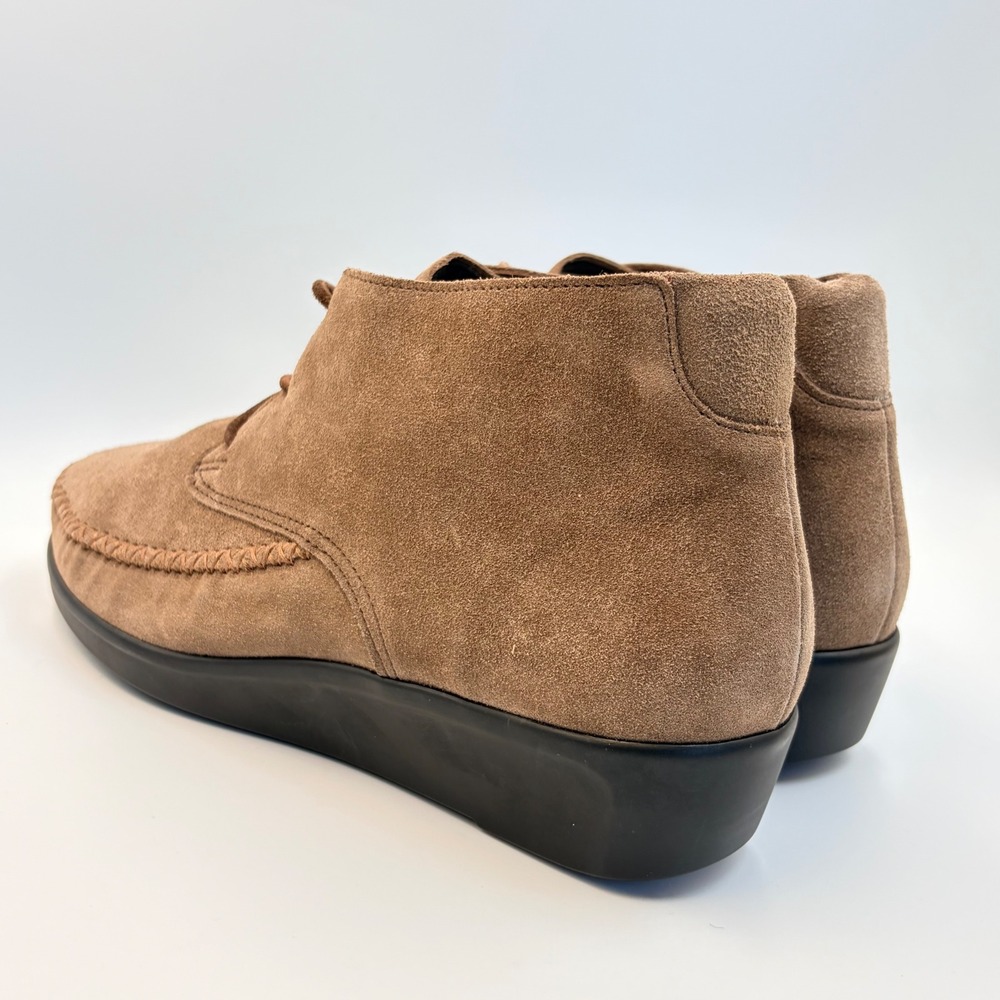 SAS Kich Lace Up Ankle Boots Womens 11M Tripad Comfort Suede Chukka Tan Almond - Picture 4 of 16